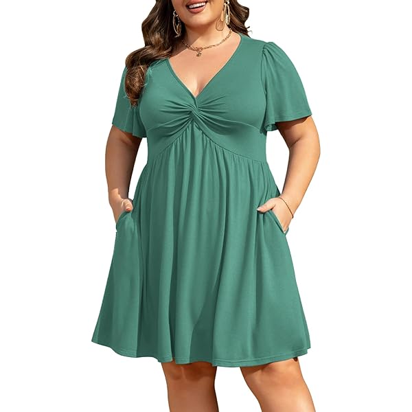 white christmas dresses High Collar Loose Cotton Knit Long Dresses Plus Size AMT962328 –  SimpleLinenLife main image 1