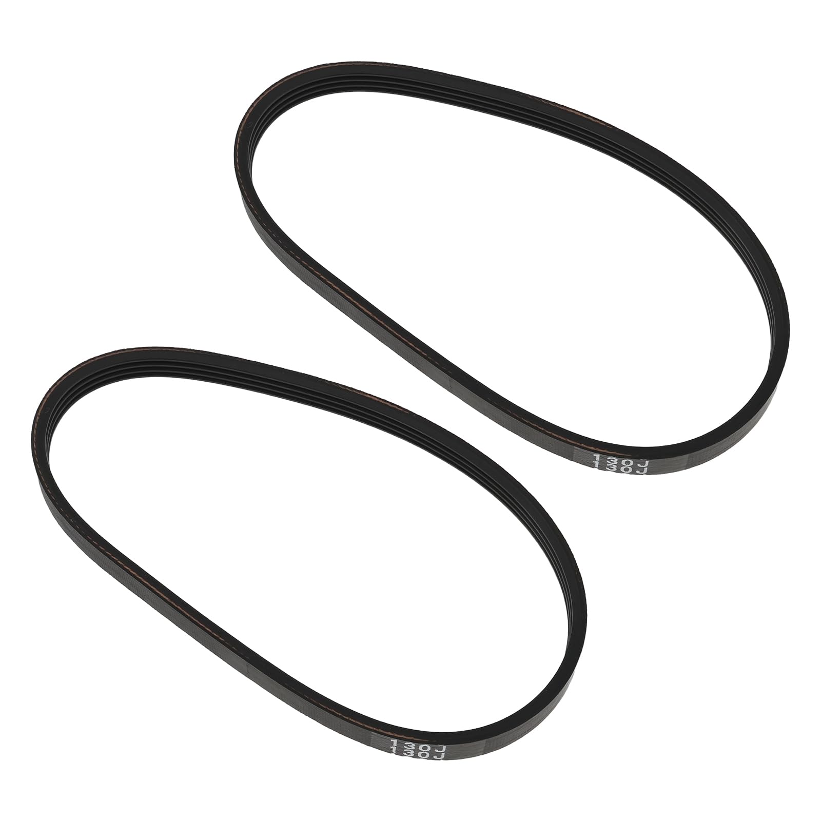 LT Easiyl 2Pcs Replacement Drive Belt 130J Pitch Line Length 13 Inches 345x9.5mm Compatible with RIKON Saw Model 10-305 Woodworking Bandsaw Belts
