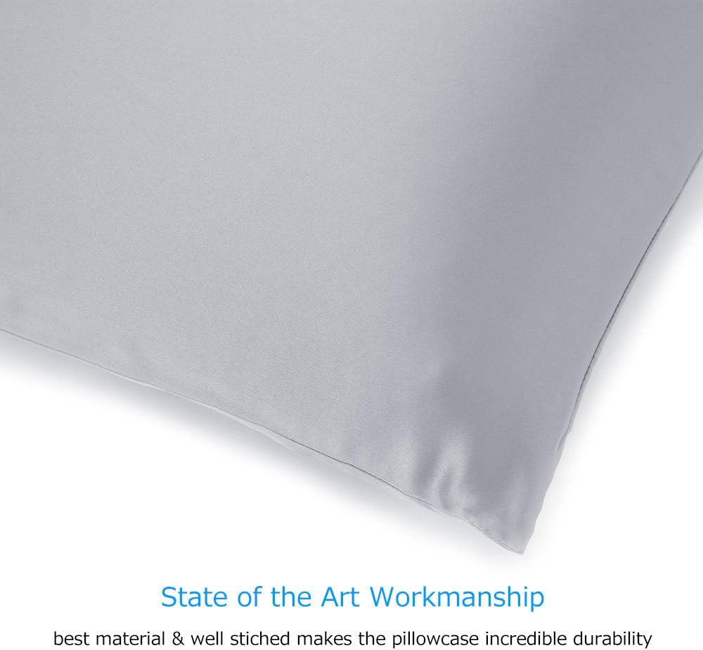 OLESILK 100% Silk Pillowcase for Hair and Skin Both Sides 16 Momme Real Natural Mulberry Silk - Image 5