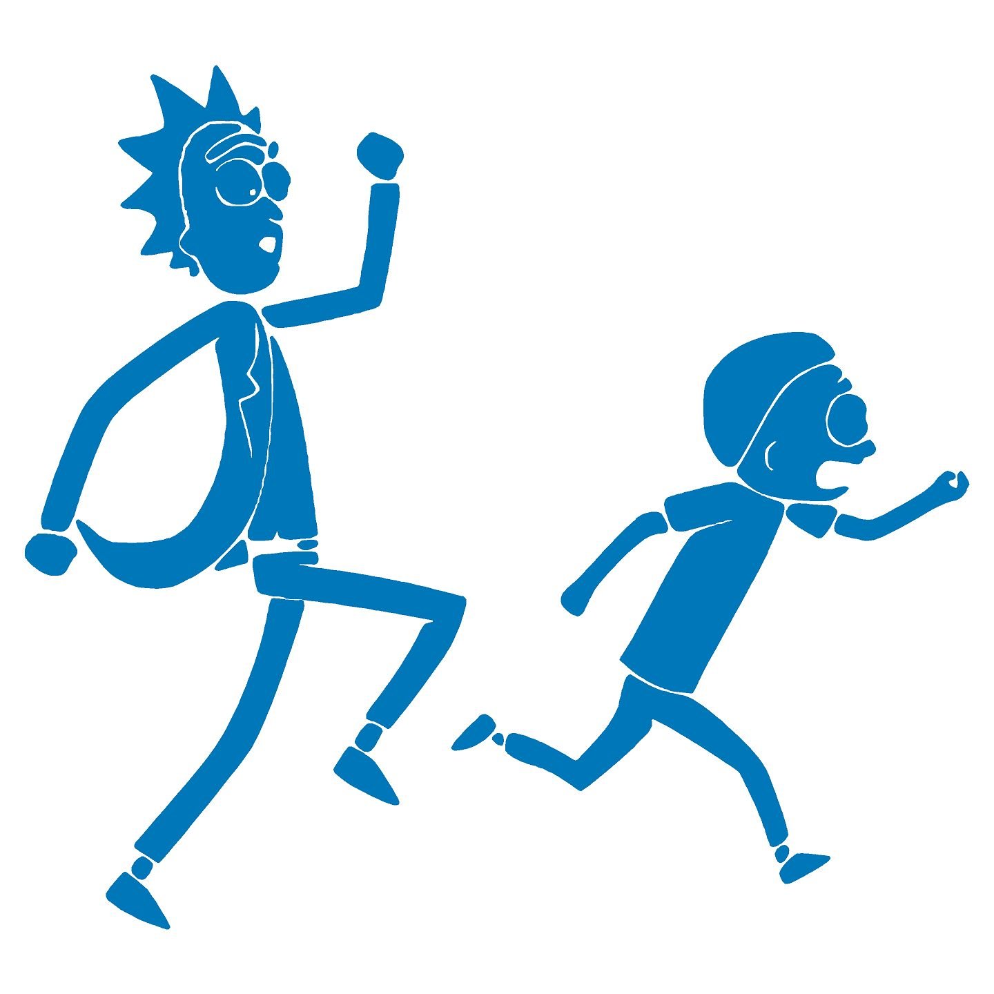 Rick y Morty Corriendo