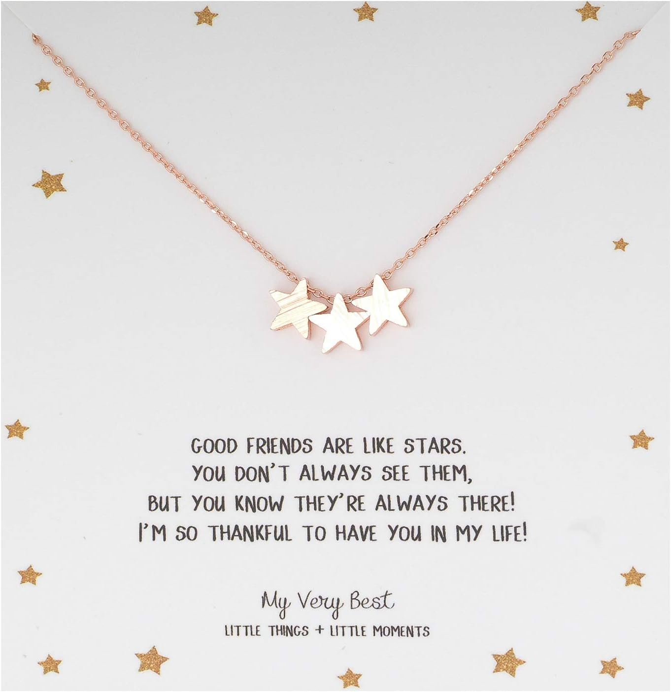Triple Star Necklace, Necklace