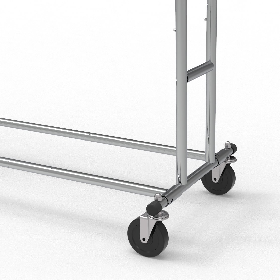 Simple Houseware Heavy Duty Double Rail Clothing Garment Rack Chrome