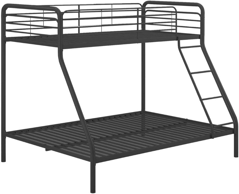 DHP Furniture Bunk Bed Black Single Over Double - Image 4
