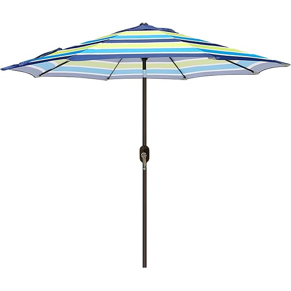 brylane home patio umbrellas Amazon.com : BrylaneHome 7.5 Ft. Tilt-And-Crank Umbrella