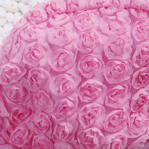 Swimming Cap Baby Girls Flower Cut Swim Cap Kids Summer Soft Bath Cap Swimming Hat to Keep Hair Dry