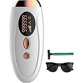 IPL Hair Removal,Laser Hair Removal At-Home for Women Men, 999,999 Flashes Permanent Hair Removal Device on Facial Legs Arms Bikini Line