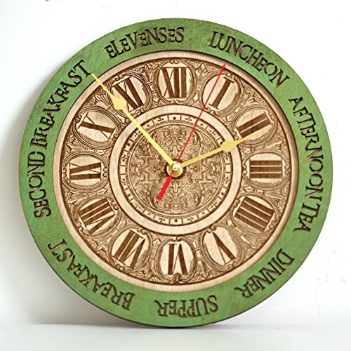wooden watch clock