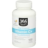 365 by Whole Foods Market, High Potency Vitamin C+, 80mg Citrus Bioflavonoids, Vegan, 100 Tablets