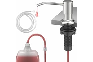Sink Soap Dispenser, OHiHi Kitchen Sink Soap Dispenser with 47"" Extension Tube, Wide Pump Head Base, No Water Leaking, No Ne
