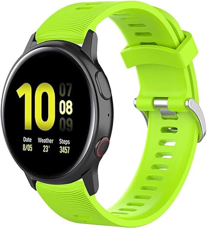 Shan S Band For Samsung Galaxy Watch Active 2 40 44mm Fashion Soft Sport Silicone 20mm Quick Release Adjustable Replacement Wristband Bracelet For Galaxy Watch Active 2 Smartwatch Amazon Ca Sports Outdoors