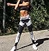 FITTOO Yoga Pants Sport Pants Workout Leggings Sexy High Waist Trousers - Black Arrow (M)