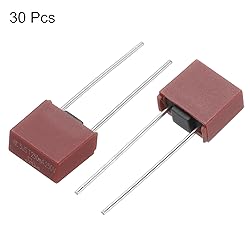 uxcell 30Pcs DIP Mounted Miniature Square Slow Blow