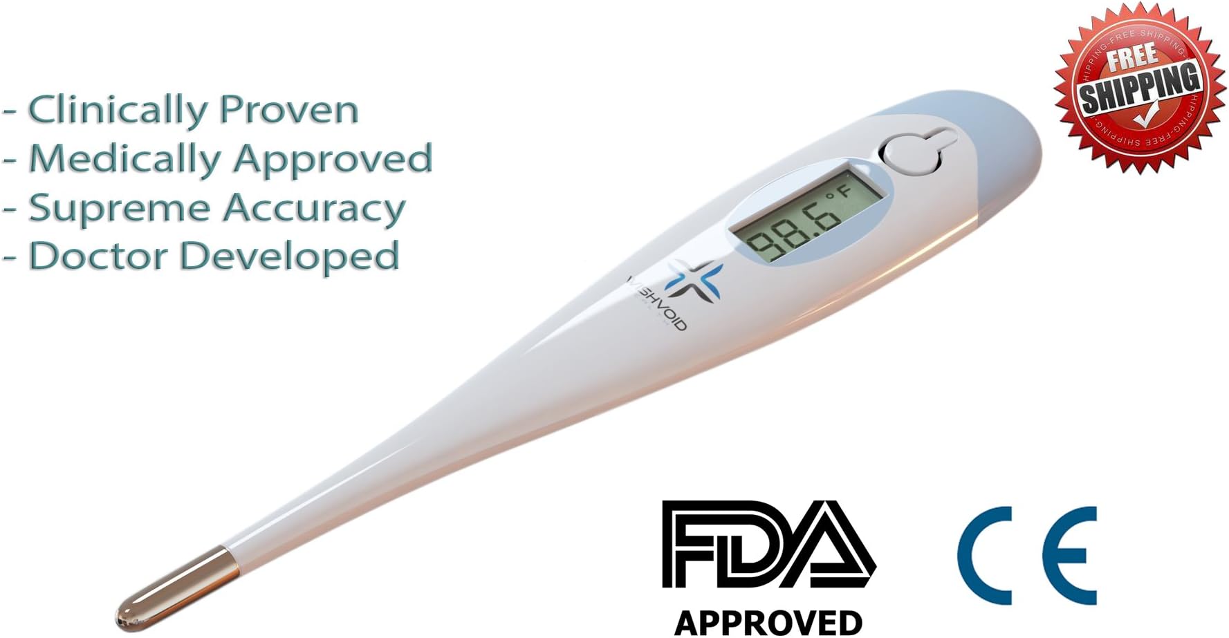 Baby & Adult Oral Temp Armpit Temp Rectal Temp Body Temperature Thermometer