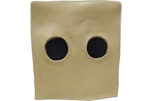 MonsteraveX Halloween Costume Party Latex Face Mask, Realistic Six-Face Design, Funny Head Masks for Halloween Games For Kids