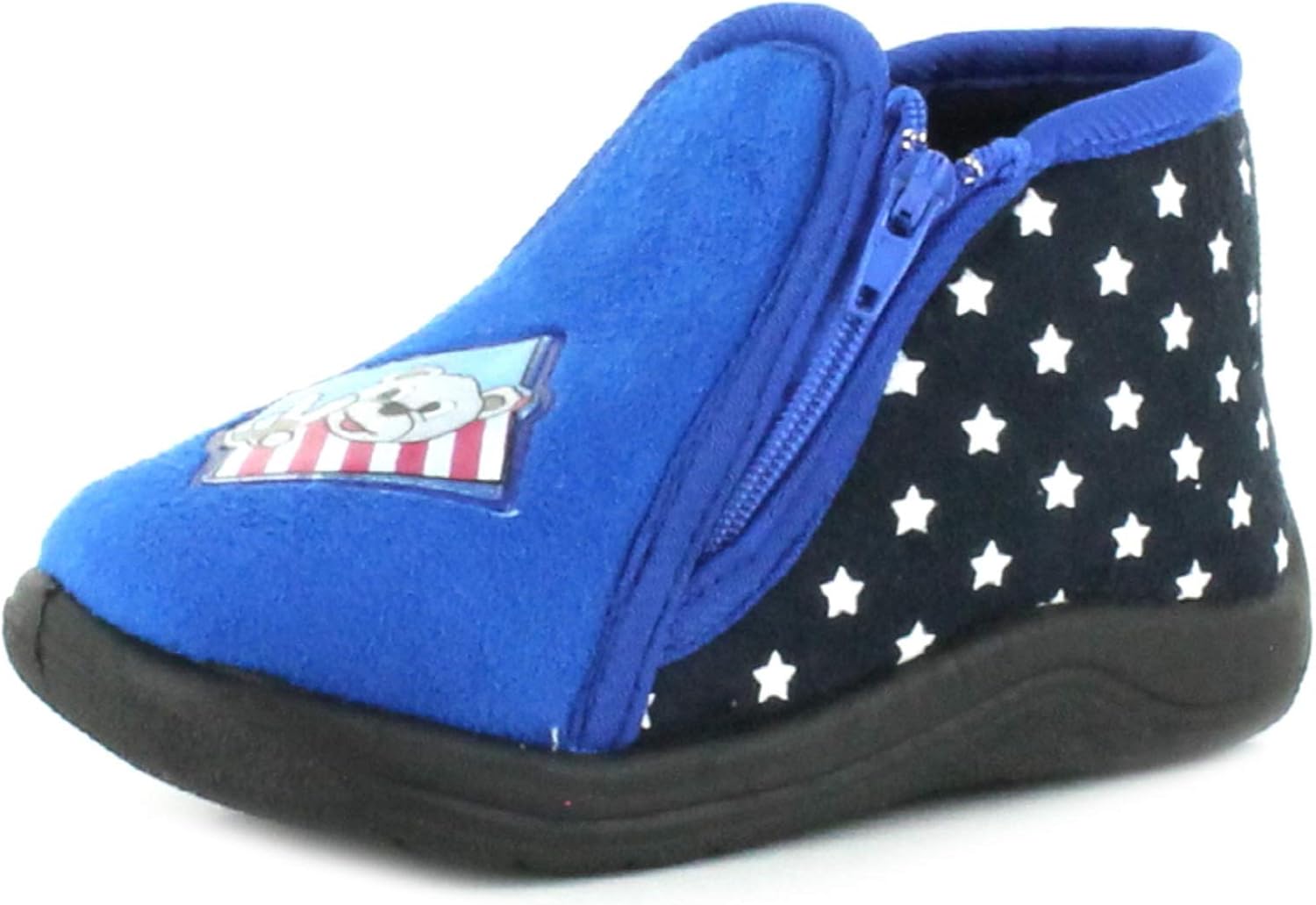 Wynsors Bobby Boys Full Slippers Navy/Blue 9 Child UK Wynsors Bobby Boys Full Slippers Navy/Blue 9 Child UK