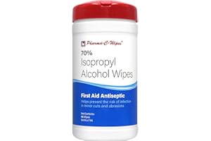 CUSTOM MANUFACTURED PROD Pharma-C-Wipes 70% Isopropyl Alcohol First Aid Wipe