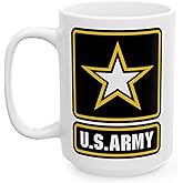 U.S. Army Coffee Mug (White, 15oz)
