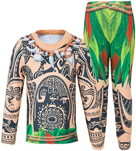 Maui Boys Pajamas Sets 2 Piece Sleepwear Little Children PJS For Kids 4T(3-4Years)-110