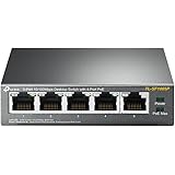 TP-Link 5-Port 10/100Mbps Desktop Switch with 4-Port PoE - TL-SF1005P