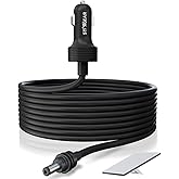 STARGEAR 16.4FT Starlink Mini Cable 12V, Starlink Mini Accessories 16AWG Cigarette Lighter to DC Cord, Starlink Cable 12V-48V