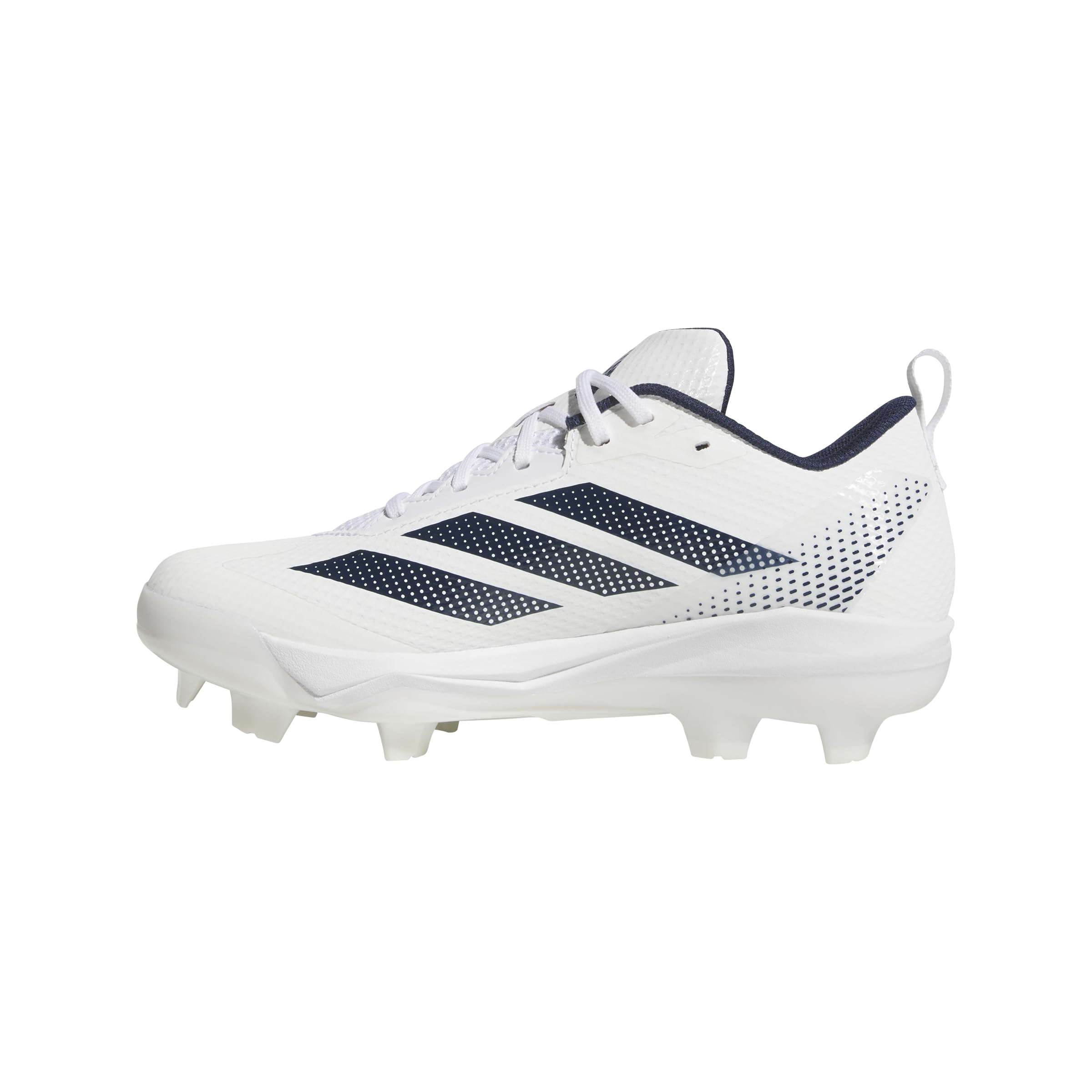 adidas Women’s Adizero Instict TPU 2.0 Softball, White/Team Navy Blue/Team Navy Blue, 12