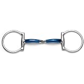 Cavalon D-Ring Locking Single Joint Sweet Iron Snaffle Bit