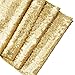 Sequin Table Runners Gold- 12 by 72 Inch Glitter Gold Table Runner-Gold Event Party Supplies Fabric Decorations for Holiday Wedding Birthday