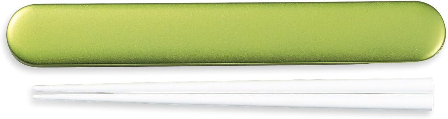 Masakazu stylish lunch box unit BENTO chopstick case set metal Green