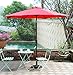 Grand patio 10 FT Super Sturdy Aluminum Patio Umbrella, UV Protected Outdoor Umbrella, Red