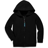 Primary Kids Full Zip Hoodie Sweatshirt, Soft French Terry Zip-Up, Pockets | Unisex, sizes 2-16, brushed soft on the inside, layers over everything all season