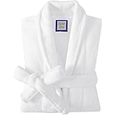 Fleece Men's Bathrobe,Long Warm Men's Bathrobe,Men's Spa Bathrobe with Belt and 2 Pockets
