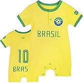 Cnins Soccer Baby Clothes - Matching Family Rompers 0-24M | Unisex Gifts for Futbol Game Days & Photo Shoots