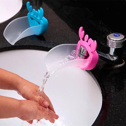 Hdtstore 1pcs Durable Kid Toddler Baby Faucet Extender Washing