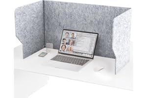 ETLIFE Desk Partition Desk Privacy Panel Desk Divider, Reduce Noise and Visual Distractions, Sound Absorbing Proof for Home Office Classroom Remote Learning Sound Dampening (Width: 31.5")