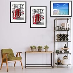 Giftgarden Black 18x24 Frame Matted to Display