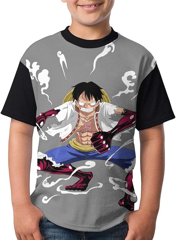 Amazon Co Jp One Pieceルフィ1 子供tシャツ 半袖 かわいい アニメ 日常服 夏 男の子 女の子 薄手 通気性 柔らかい 子供服 Tシャツ 服 ファッション小物