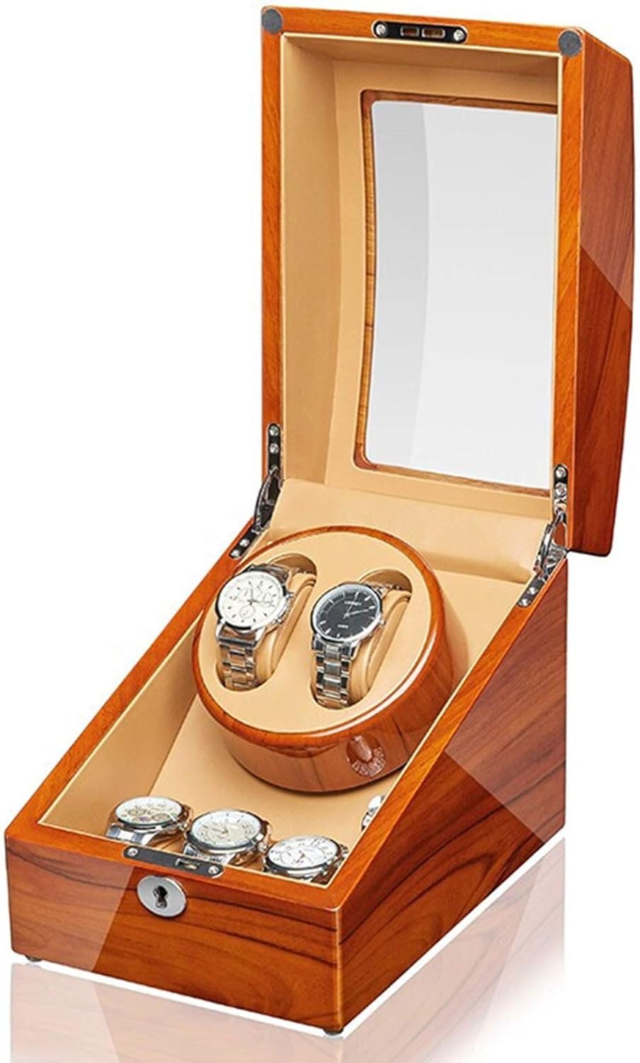 Automatic Wristwatch Winding Box Highend 2+3 Watch Winder for