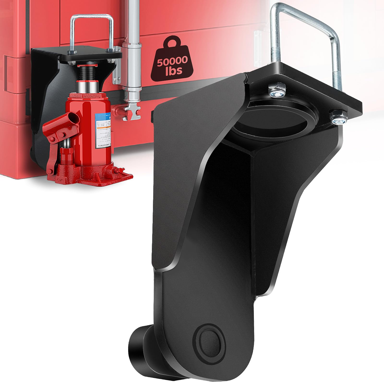 Photo 1 of AvmrLc 3rd Generation Shipping Container Jack Lug, Heavy Duty Container Lug Leveler with U-Shaped Handle and Limiter, Shipping Container Jack Lifter for Shipping Industry, Warehouse Management