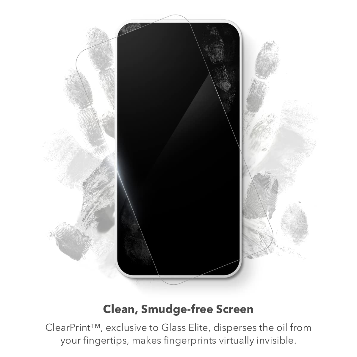 ZAGG InvisibleShield Glass Elite VisionGuard Screen Protector for Apple iPhone 14 Plus/ 13 Pro Max - 5X Stronger, Blue-Light Protection, Anti-Fingerprint Technology, Easy to Install