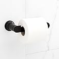 Signature Hardware 482829 Berwyn Wall Mounted Pivoting Toilet Paper Holder - Matte Black