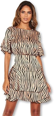 ax paris zebra dress