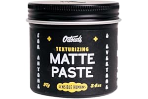 O'Douds Matte Paste - Natural Styling Clay for Men - Strong Hold for Maximum Volume & Texture with Matte Finish - Vegan & Plant-Based - Labdanum & Lime Scent (4oz)