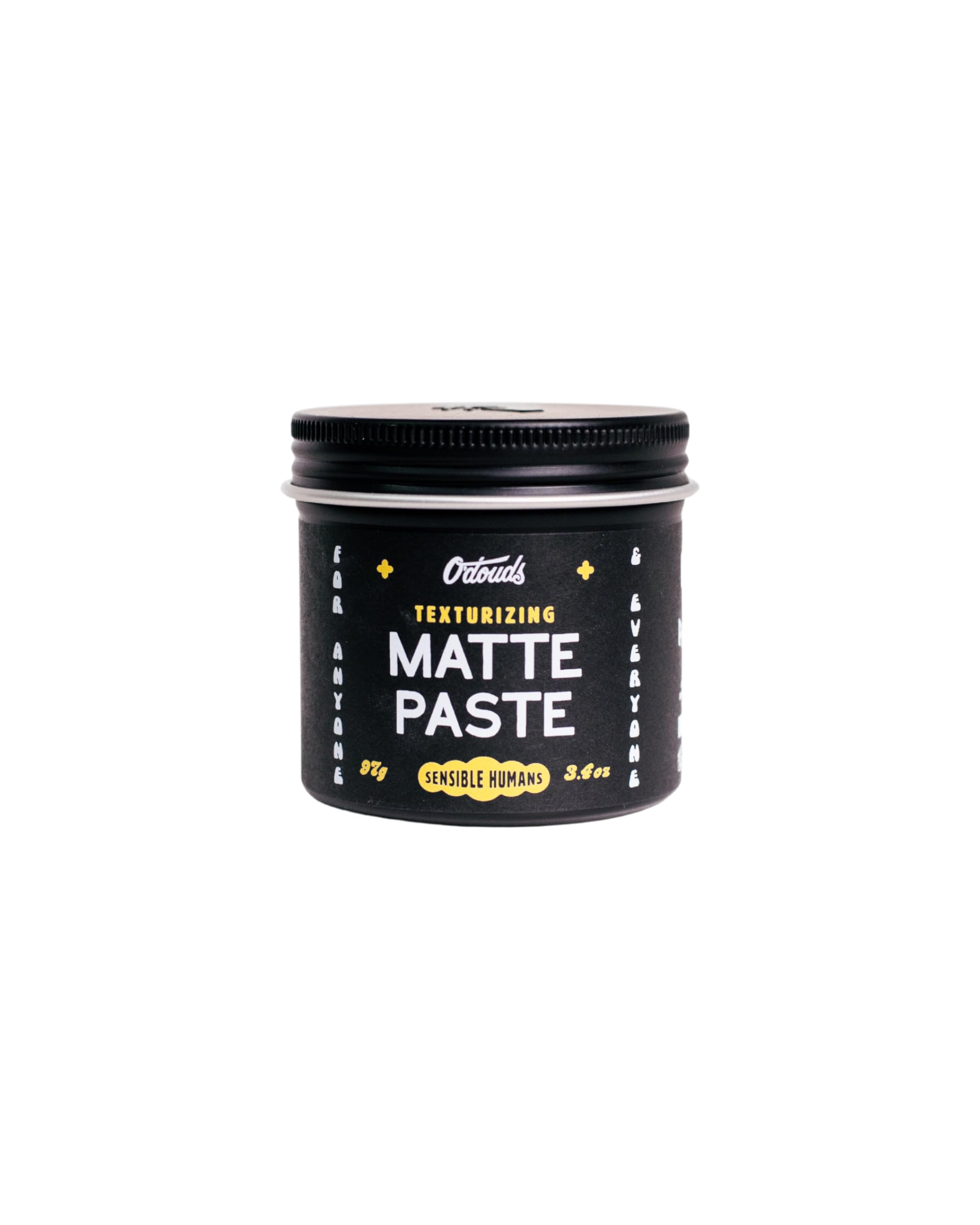 O’Douds Matte Paste – Natural Hair Styling Clay with Firm Hold & Matte Finish – Vegan, Water-Based Formula with Labdanum & Lime Scent – 97g