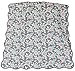 Balboa Baby Cotton Sateen Coverlet, Grey Dahlia/Coral Bloom
