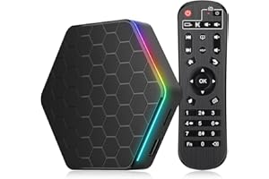 Android 12.0 TV Box，6k/3D HD Tv Box H618 Quadcore 4GB RAM 32GB ROM 2.4G/5.0G Dual WiFi & BT 5.0 Android Box Support Multi-Lin