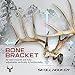 Skull Hooker Bone Bracket European Trophy Mount – Perfect Kit for Hanging and Mounting Capped Skulls for Display