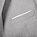Pishon Men's Blazer Jacket Lightweight Casual Slim Fit One Button Sport Jackets, Grey, Tag Size XXXL=US Size M