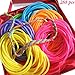 Adorox 288 Bracelets Neon Jelly Bracelets Rainbow Colors Party Favors Birthday Gifts Prizes Assorted (288 Bracelets)