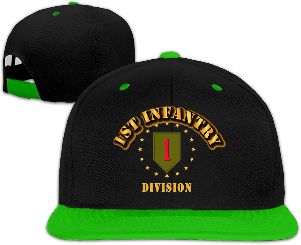 1st Infantry Division Men Women Hip Hop Hat Trucker Flat Hats Adjustable  Snapback Hats Men foretadrenaline.com