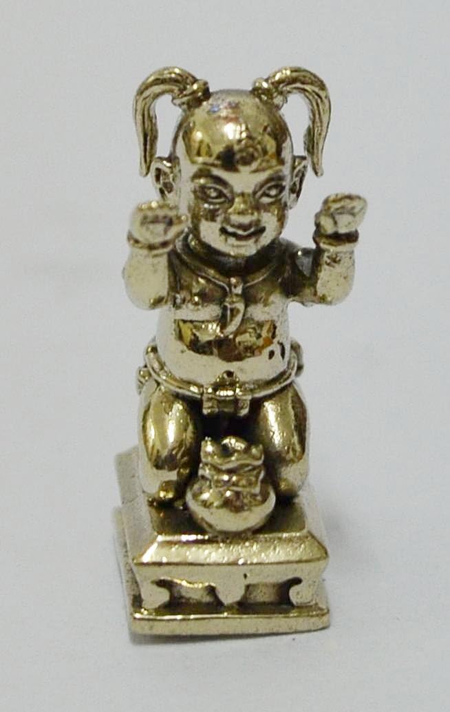 Mini Kumaanthong Statue Worships Lp.Somchai Wat Daan Kwean Temple